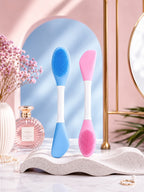 2-in-1 Face Cleansing Brush & Skincare Spatula