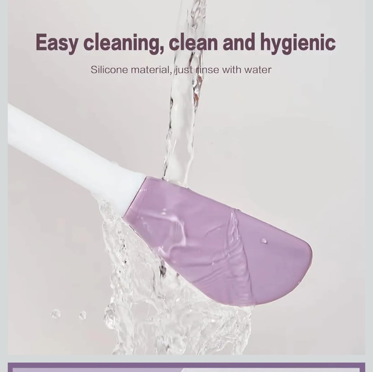 2-in-1 Face Cleansing Brush & Skincare Spatula