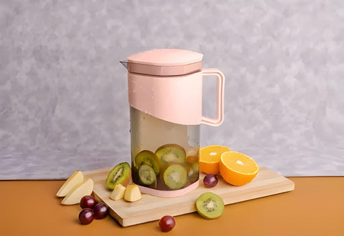 1800 ML Water Jug Plastic Beverage Pitcher with Lid, Clear Jug for Juice, Water and Cold Drinks,